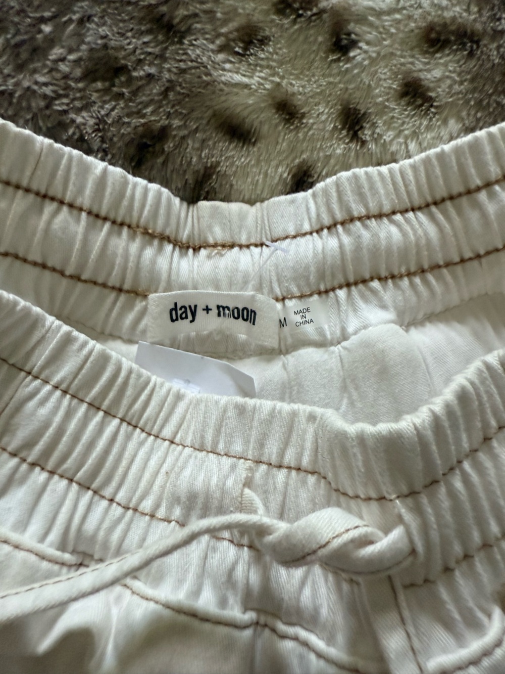 Day + Moon White Denim Ruffle Skort - Picture 5 of 5